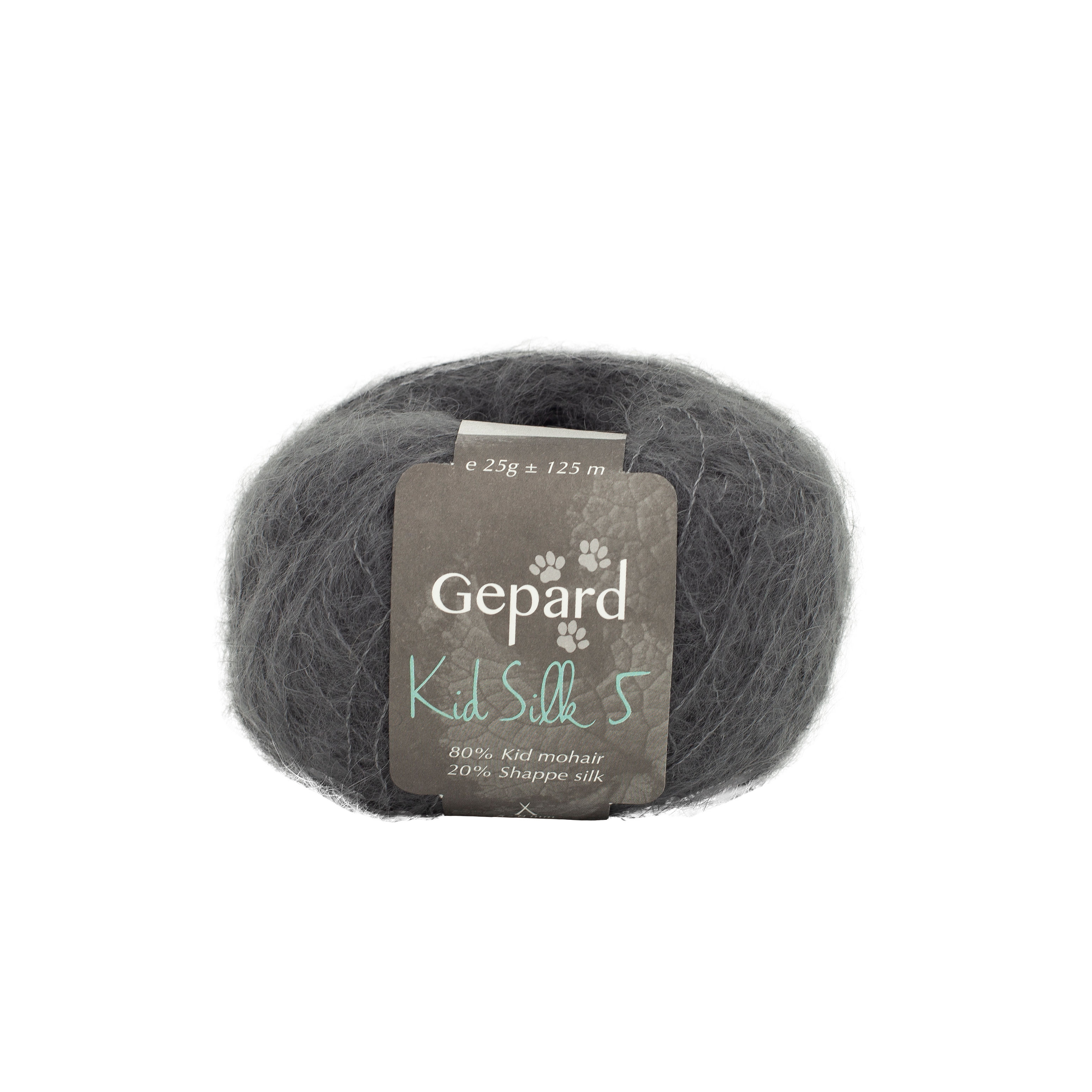 Gepard - Kid Silk 5 - 422 Coal - Silk - Louise Harden - Strik & Design