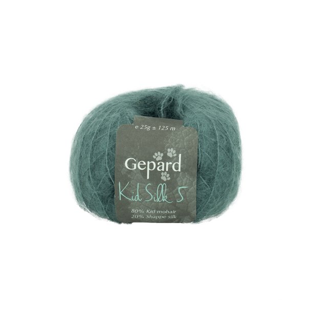 Gepard Garn - Kid Silk 5 - 1009 Gr-grn