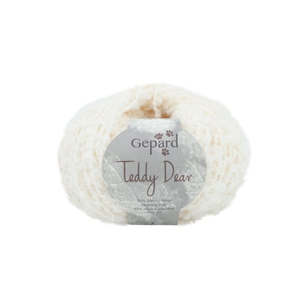 Gepard Garn Teddy Dear - 101 Off White