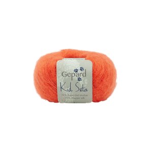 Gepard Garn Kid Seta - 1411 Neon Orange