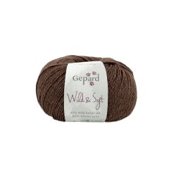 Gepard Garn Wild &amp; Soft - 172 Tobak