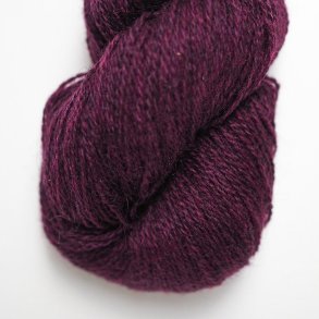 Hjelholt Uldspinderi - Dansk Pelsuld 8/2 Farve 09 - Aubergine