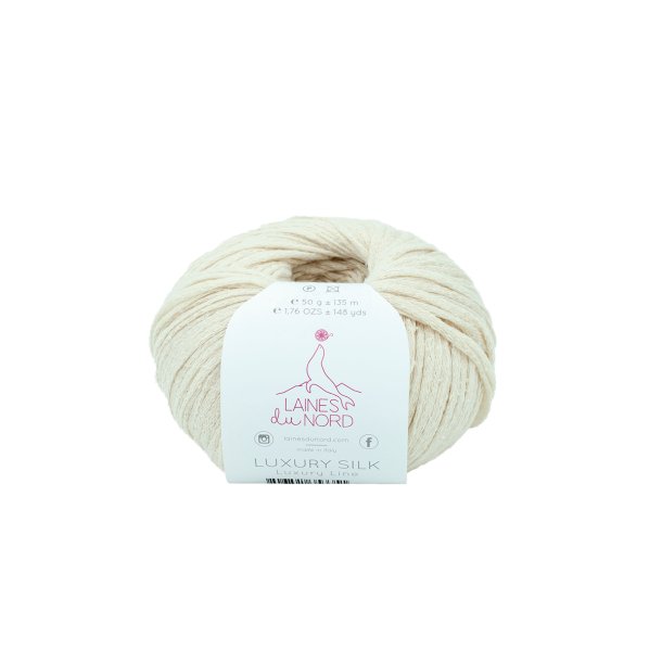 Laines du Nord Luxury Silk - 01 Hvid