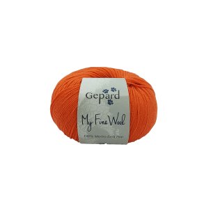 Gepard Garn My Fine Wool - 230 Frisk Orange
