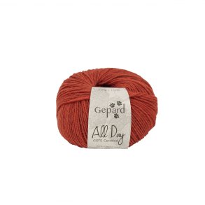 Gepard Garn All Day Organic - 240 Brndt Orange