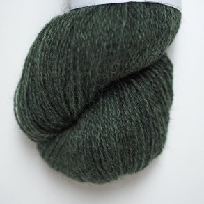 Hjelholt Uldspinderi - Dansk Pelsuld 8/2 Farve 24 - Jger Grn