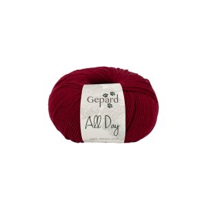 Gepard Garn All Day Organic - 344 Bordeaux