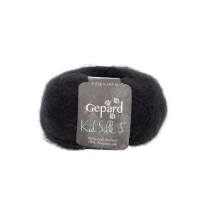 Gepard Garn - Kid Silk 5 - 407 Sort