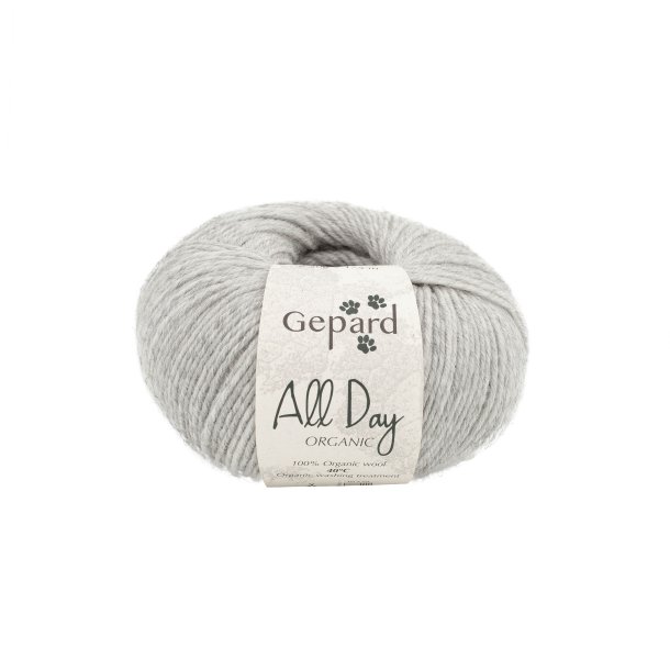 Gepard Garn All Day Organic - 520 Lysgr