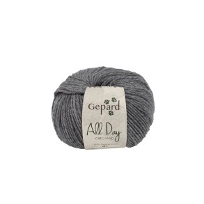 Gepard Garn All Day Organic - 540 Mrkegr