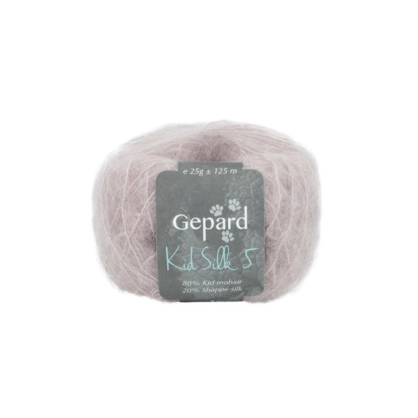 Gepard Garn - Kid Silk 5 - 610 Stvet Blomme