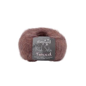 Gepard Garn - Kid Seta Tweed - 642 Nat Fortllinger