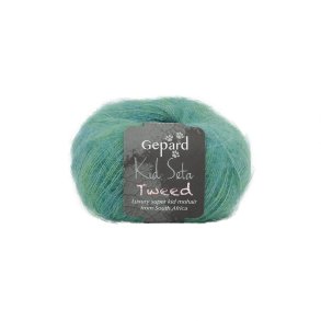 Gepard Garn - Kid Seta Tweed - 778 Grn Drage