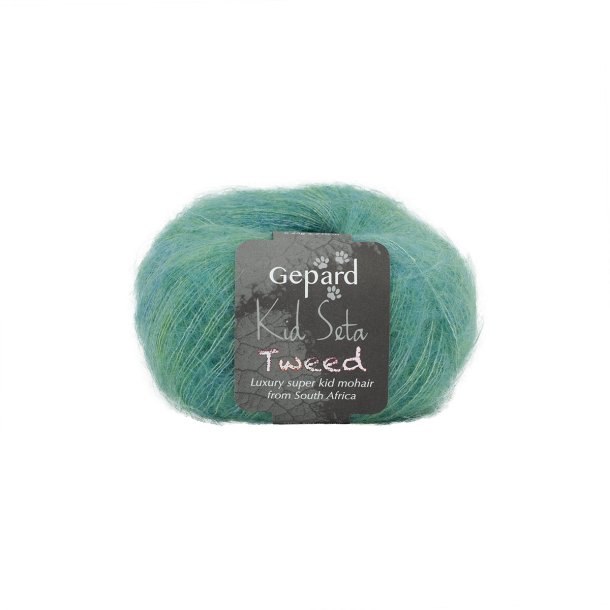 Gepard Garn - Kid Seta Tweed - 778 Gr�n Drage