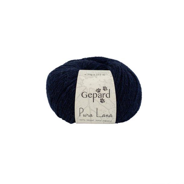 Gepard Garn Pura Lana - 780 Midnatsbl