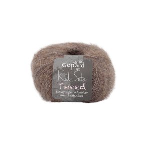 Gepard Garn - Kid Seta Tweed - 822 Vilde Oliven
