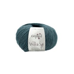 Gepard Garn Wild &amp; Soft - 840 Petrolgrn