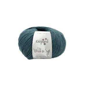 Gepard Garn Wild & Soft - 840 Petrolgrn