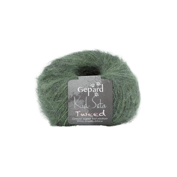 Gepard Garn - Kid Seta Tweed - 870 Sovende Skov