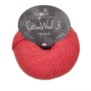 Gepard Garn Cotton Wool 3 - 208 Koral