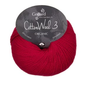 Gepard Garn Cotton Wool 3 - 515 Dyb R�d