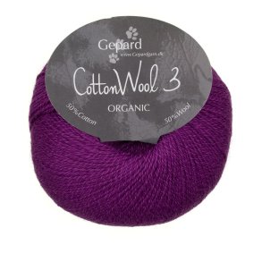 Gepard Garn Cotton Wool 3 - 640 Lilla