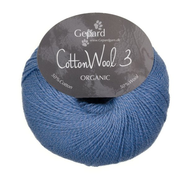Gepard Garn Cotton Wool 3 - 728 Bl� Stilhed