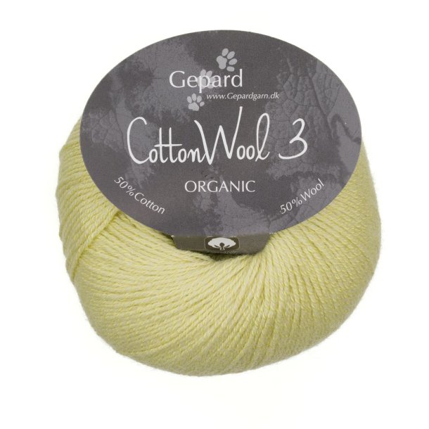 Gepard Garn Cotton Wool 3 - 802 For�rsgr�n