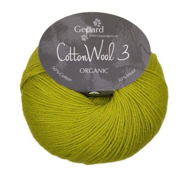 Gepard Garn Cotton Wool 3 - 805 V�rgr�n