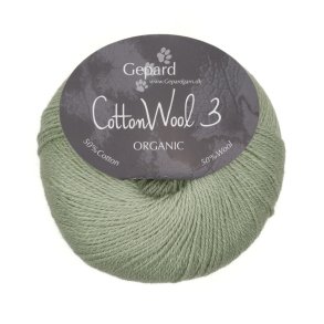 Gepard Garn Cotton Wool 3 - 810 Sart Gr�n