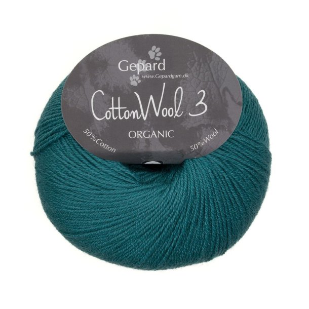 Gepard Garn Cotton Wool 3 - 819 Petrol