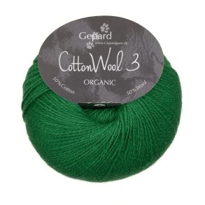 Gepard Garn Cotton Wool 3 - 832 Vild Gr�n