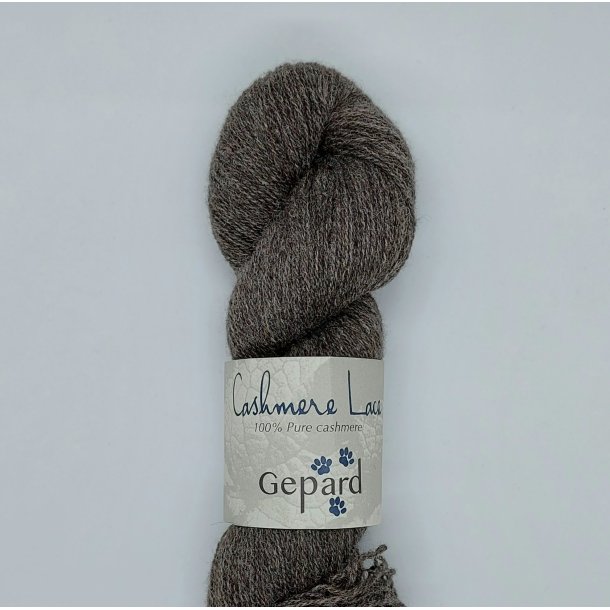 Gepard Garn Cashmere Lace - 190 M�rk Bark
