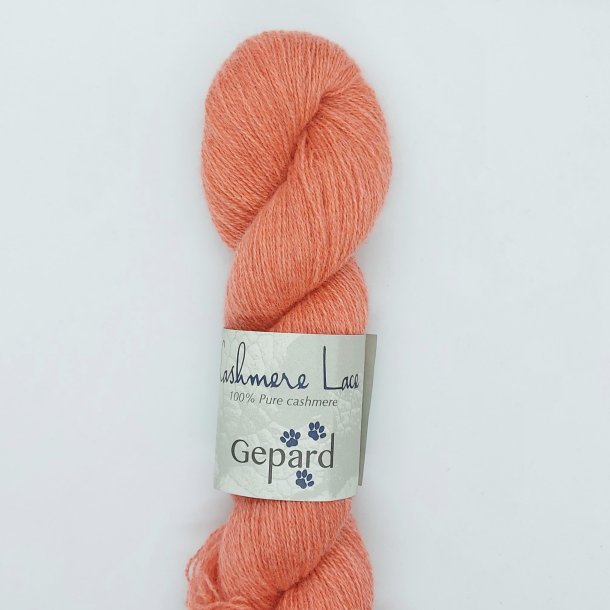 Gepard Garn Cashmere Lace - 208 Orange Melon