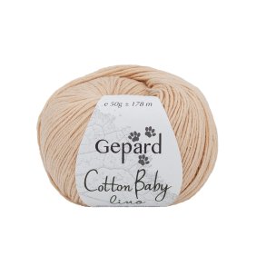 Gepard Garn Cotton Baby Lino  - 110 Majsgul