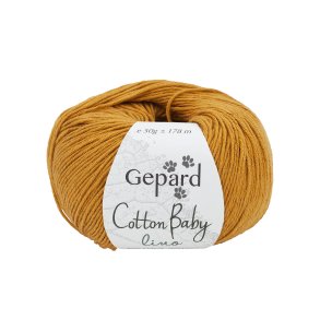 Gepard Garn Cotton Baby Lino  - 124 Messing