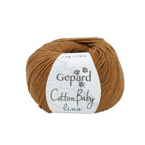 Gepard Garn Cotton Baby Lino  - 128 Bronze