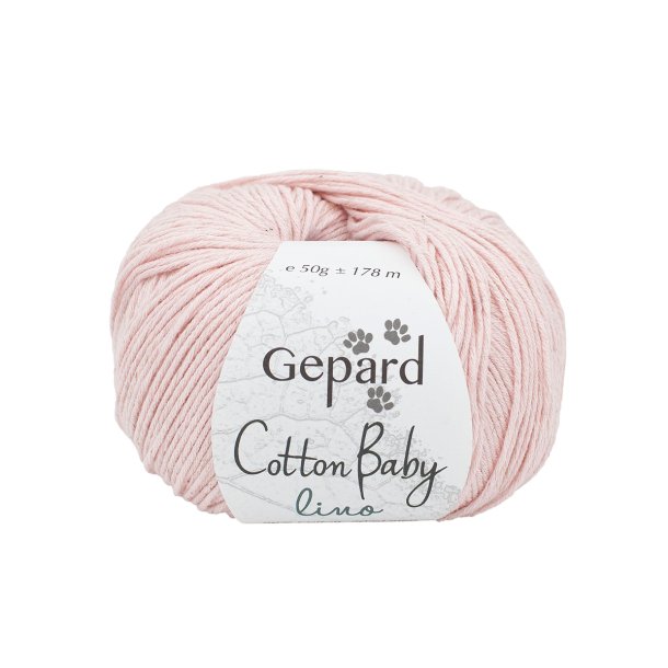 Gepard Garn Cotton Baby Lino  - 407 Lys Rosa