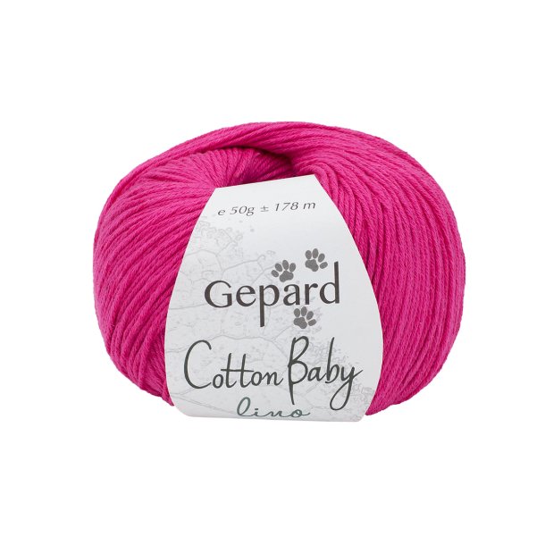 Gepard Garn Cotton Baby Lino  - 434 Candy
