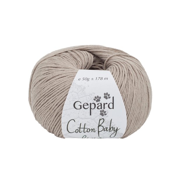 Gepard Garn Cotton Baby Lino  - 814 Neutral Beige