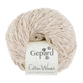 Gepard Garn Cotton Waves - 102 Raw White