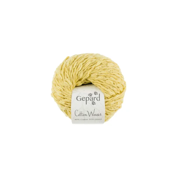Gepard Garn Cotton Waves - 117 Hstguld