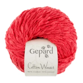 Gepard Garn Cotton Waves - 325 Red