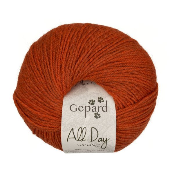 Gepard Garn All Day Organic - 240 Br�ndt Orange