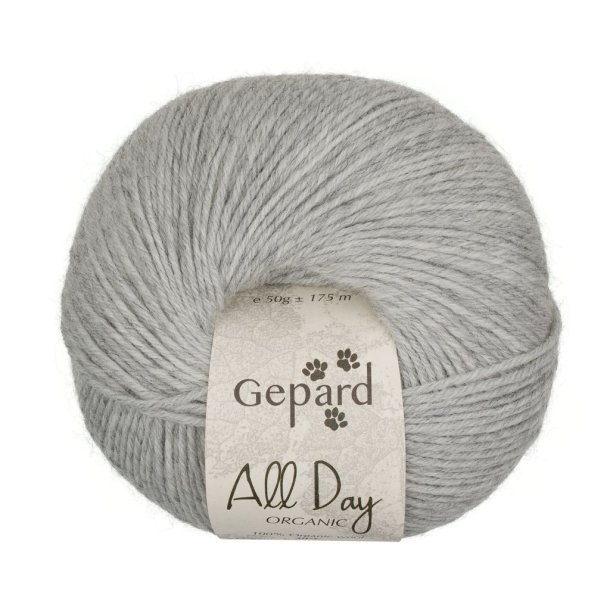 Gepard Garn All Day Organic - 520 Lysgr�
