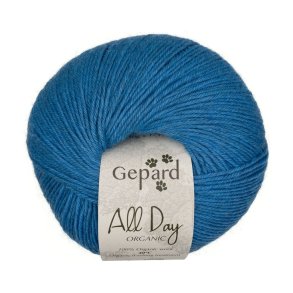 Gepard Garn All Day Organic - 722 Flyver Bl�