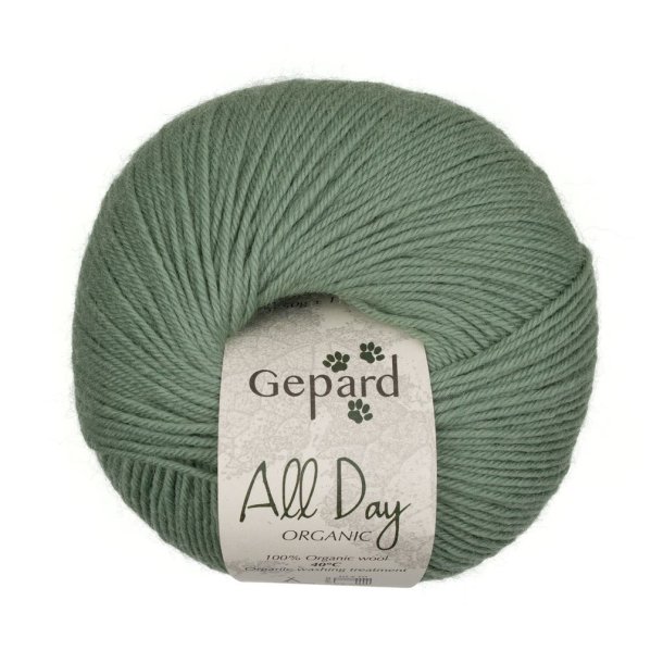 Gepard Garn All Day Organic - 820 Lys Gr�n