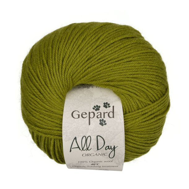 Gepard Garn All Day Organic - 822 Mosgr�n