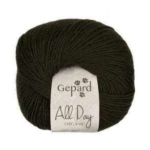 Gepard Garn All Day Organic - 860 M�rkegr�n
