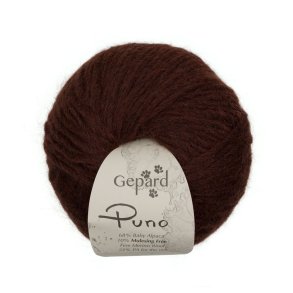 Gepard Garn Puno - 156 M�rkebrun